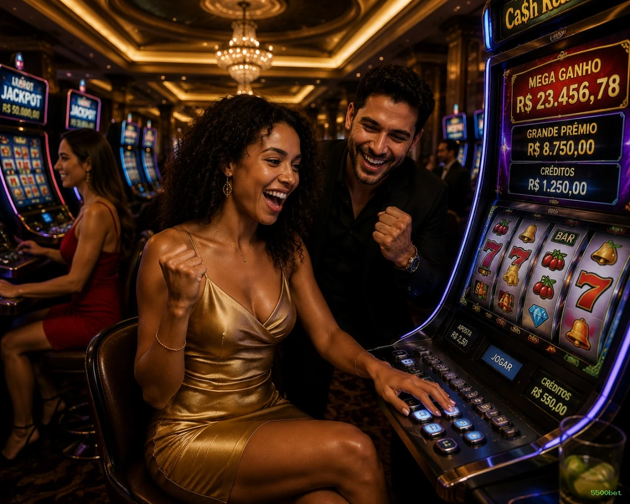 A Magia dos Caça-Níqueis no 5500bet